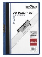 DURABLE Klemmhefter DURACLIP dunkelblau, 5 St.