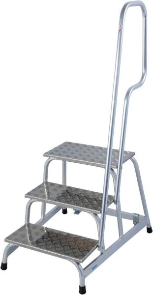 KRAUSE Montagetritt STABILO  silber 3 Stufen, H: 120,0 cm
