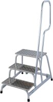KRAUSE Montagetritt STABILO  silber 3 Stufen, H: 120,0 cm