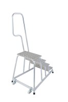 KRAUSE Montagetritt STABILO  silber 4 Stufen, H: 128,0 cm