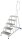 KRAUSE Montagetritt STABILO  silber 5 Stufen, H: 140,0 cm