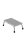 KRAUSE Montagetritt STABILO  silber 1 Stufe, H: 59,0 cm