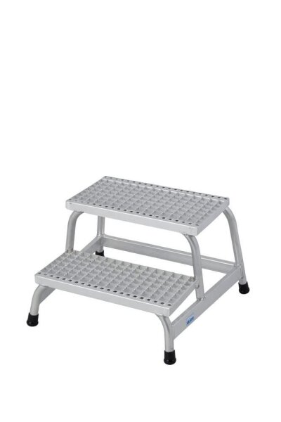 KRAUSE Montagetritt STABILO  silber 2 Stufen, H: 63,0 cm