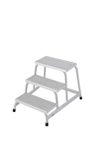 KRAUSE Montagetritt STABILO  silber 3 Stufen, H: 88,0 cm