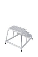 KRAUSE Montagetritt STABILO  silber 3 Stufen, H: 88,0 cm