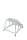 KRAUSE Montagetritt STABILO  silber 3 Stufen, H: 88,0 cm