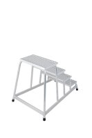 KRAUSE Montagetritt STABILO  silber 4 Stufen, H: 114,0 cm