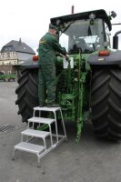 KRAUSE Montagetritt STABILO  silber 4 Stufen, H: 114,0 cm