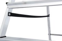 KRAUSE Stehleiter einseitig MONTO Solidy silber 3 Stufen, H: 140,0 cm