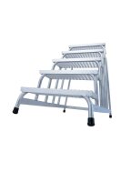 KRAUSE Montagetritt STABILO  silber 5 Stufen, H: 140,0 cm