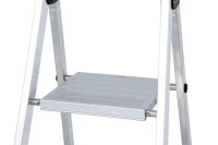KRAUSE Stehleiter einseitig MONTO Solidy silber 5 Stufen, H: 180,0 cm