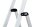 KRAUSE Stehleiter einseitig MONTO Solidy silber 6 Stufen, H: 205,0 cm
