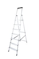 KRAUSE Stehleiter einseitig MONTO Solidy silber 7 Stufen,...