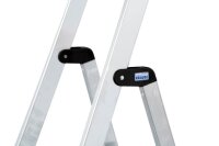 KRAUSE Stehleiter einseitig MONTO Solidy silber 7 Stufen, H: 230,0 cm