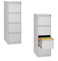 Gürkan Hängeregistraturschrank lichtgrau 4...