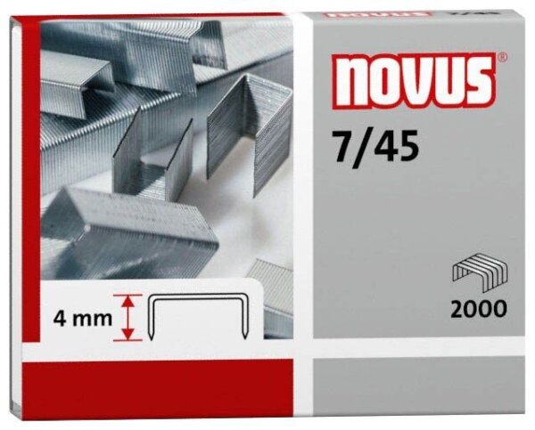 novus Heftklammern 7/45, 1 St.