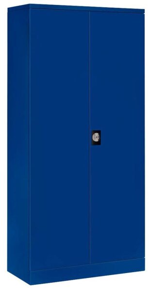 Gürkan Stahlschrank 109923 enzianblau 4 Fachböden 92,0 x 42,0 x 195,0 cm, aufgebaut, 1 St.
