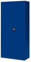 Gürkan Stahlschrank 109923 enzianblau 4 Fachböden 92,0 x 42,0 x 195,0 cm, aufgebaut, 1 St.