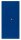 Gürkan Stahlschrank 109923 enzianblau 4 Fachböden 92,0 x 42,0 x 195,0 cm, aufgebaut, 1 St.