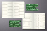 SIGEL Buchkalender Conceptum Juli 2025 - Dezember 2026 schwarz, 1 St.  ( C2601 )