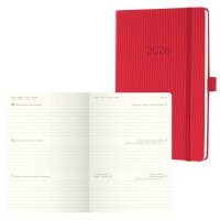 SIGEL Buchkalender Conceptum 2026 rot, 1 St.  ( C2664 )