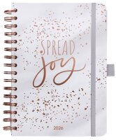 SIGEL Buchkalender Jolie 2026 Glittery Joy, 1 St.