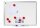 DAHLE Whiteboard 96110 Professional Board 90,0 x 60,0 cm weiß emaillierter Stahl