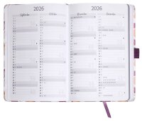 SIGEL Buchkalender Jolie 2026 Summer Linear Leaves, 1 St.
