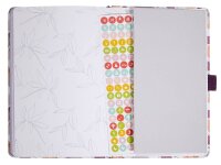 SIGEL Buchkalender Jolie 2026 Summer Linear Leaves, 1 St.
