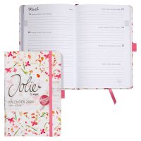 SIGEL Buchkalender Jolie 2026 Bloom pink, 1 St.