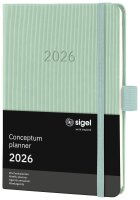 SIGEL Taschenkalender Conceptum 2026 mintgrün, 1 St.  ( C2673 )
