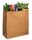 VP Papier-Tragetaschen Topcraft braun 32,0 x 42,0 cm, 250 St.
