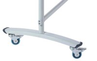 DAHLE Mobiles Whiteboard 96180 Basic 150,0 x 100,0 cm weiß lackierter Stahl