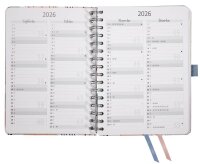 SIGEL Buchkalender Jolie 2026 Rose Inspiration, 1 St.  ( J6602 )
