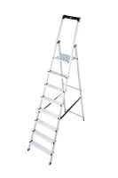 KRAUSE Stehleiter einseitig MONTO Solidy silber 8 Stufen,...
