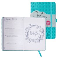 SIGEL Buchkalender Jolie 2026 aqua green, 1 St.  ( J6103 )