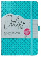 SIGEL Buchkalender Jolie 2026 aqua green, 1 St.  ( J6103 )