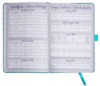 SIGEL Buchkalender Jolie 2026 aqua green, 1 St.  ( J6103 )