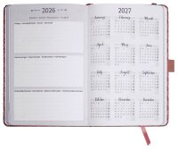 SIGEL Buchkalender Jolie 2026 altrosa, 1 St.
