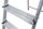 KRAUSE Stehleiter einseitig MONTO Safety silber 8 Stufen, H: 255,0 cm