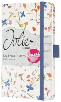 SIGEL Buchkalender Jolie 2026 Bloom violet, 1 St.