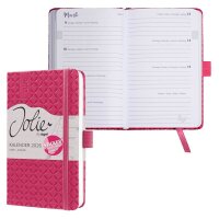 SIGEL Buchkalender Jolie 2026 fuchsia pink, 1 St.  ( J6104 )