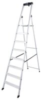 KRAUSE Stehleiter einseitig MONTO Solido silber 8 Stufen,...