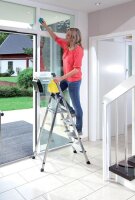 KRAUSE Stehleiter einseitig MONTO Secury mit Multi-Grip...