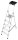 KRAUSE Stehleiter einseitig MONTO Secury mit Multi-Grip silber 5 Stufen, H: 185,0 cm