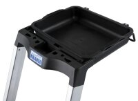 KRAUSE Stehleiter einseitig MONTO Secury mit Multi-Grip silber 6 Stufen, H: 210,0 cm