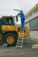 KRAUSE Stehleiter einseitig STABILO silber 8 Stufen, H:...