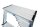 KRAUSE Stehleiter beidseitig MONTO Dopplo silber 2x 4 Stufen, H: 95,0 cm