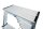 KRAUSE Stehleiter beidseitig MONTO Dopplo silber 2x 5 Stufen, H: 118 cm