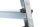 KRAUSE Stehleiter beidseitig MONTO Dopplo silber 2x 7 Stufen, H: 164,0 cm